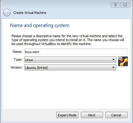 VirtualBox VM Naming