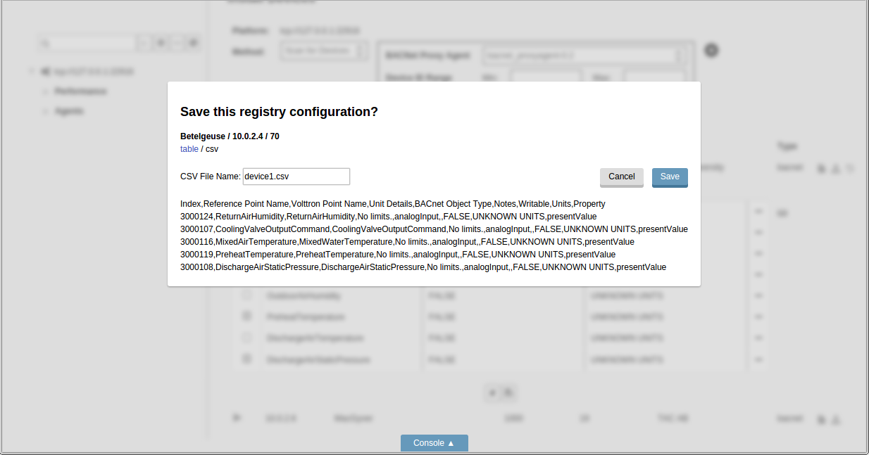 Name Registry File