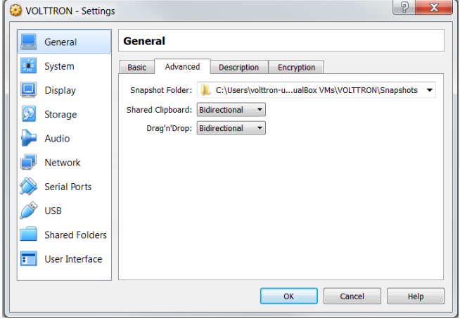 VirtualBox Bidirectional